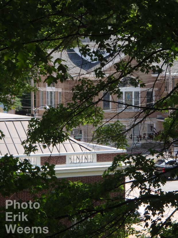 Looking at the Baptist Church and Sweet Spring